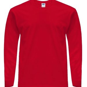 T-Shirt męski z długim rękawem  TSRA170LS  - RED