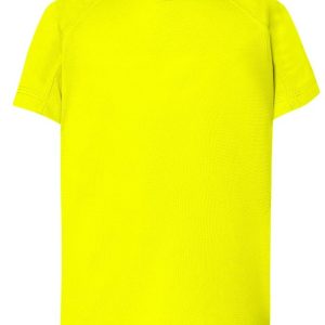 SPORT KID T-SHIRT - GOLD FLUOR