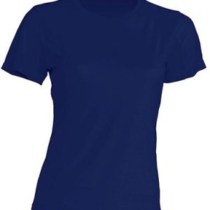 T-shirt  JHK, damski sportowy - SPORT T-SHIRT LADY -  NAVY