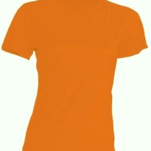 T-shirt  JHK, damski sportowy - SPORT T-SHIRT LADY -  ORANGE