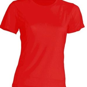 T-shirt  JHK, damski sportowy - SPORT T-SHIRT LADY -  RED
