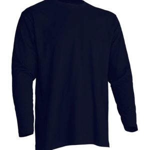 T-Shirt męski z długim rękawem  TSRA150LS  - NAVY