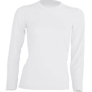 T-SHIRT DAMSKI DŁUGI RĘKAW JHK TSRLCMF LS WHITE