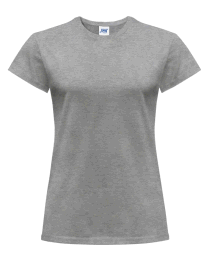 T-shirt damski JHK TSRLPRM - GREY MELANGE-