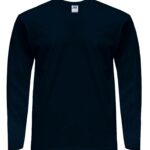 T-Shirt męski z długim rękawem  TSRA170LS  - NAVY