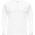 T-Shirt męski z długim rękawem  TSRA170LS  - WHITE