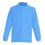 Polo KID LS  JHK PKID 210 LS  SKY BLUE