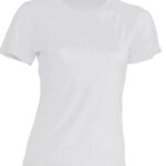 T-shirt  JHK, damski sportowy - SPORT T-SHIRT LADY -  WHITE