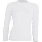 T-SHIRT DAMSKI DŁUGI RĘKAW JHK TSRLCMF LS WHITE